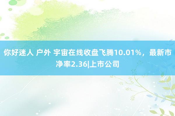   你好迷人 户外 宇宙在线收盘飞腾10.01%，最新市净率2.36|上市公司